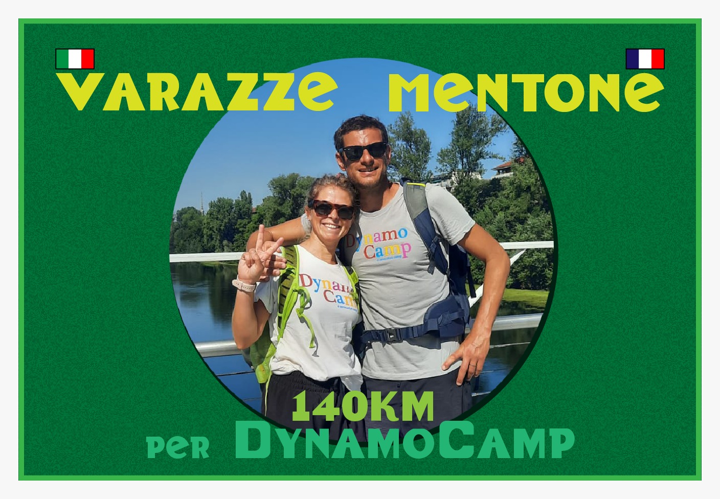 Cover VARAZZE-MENTONE 140 KM A PIEDI PER DYNAMO CAMP