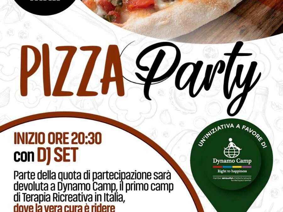 Pizza Party a Roma, una iniziativa a favore di Dynamo Camp